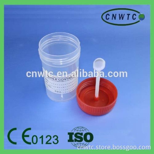 60ml plastic urine cup